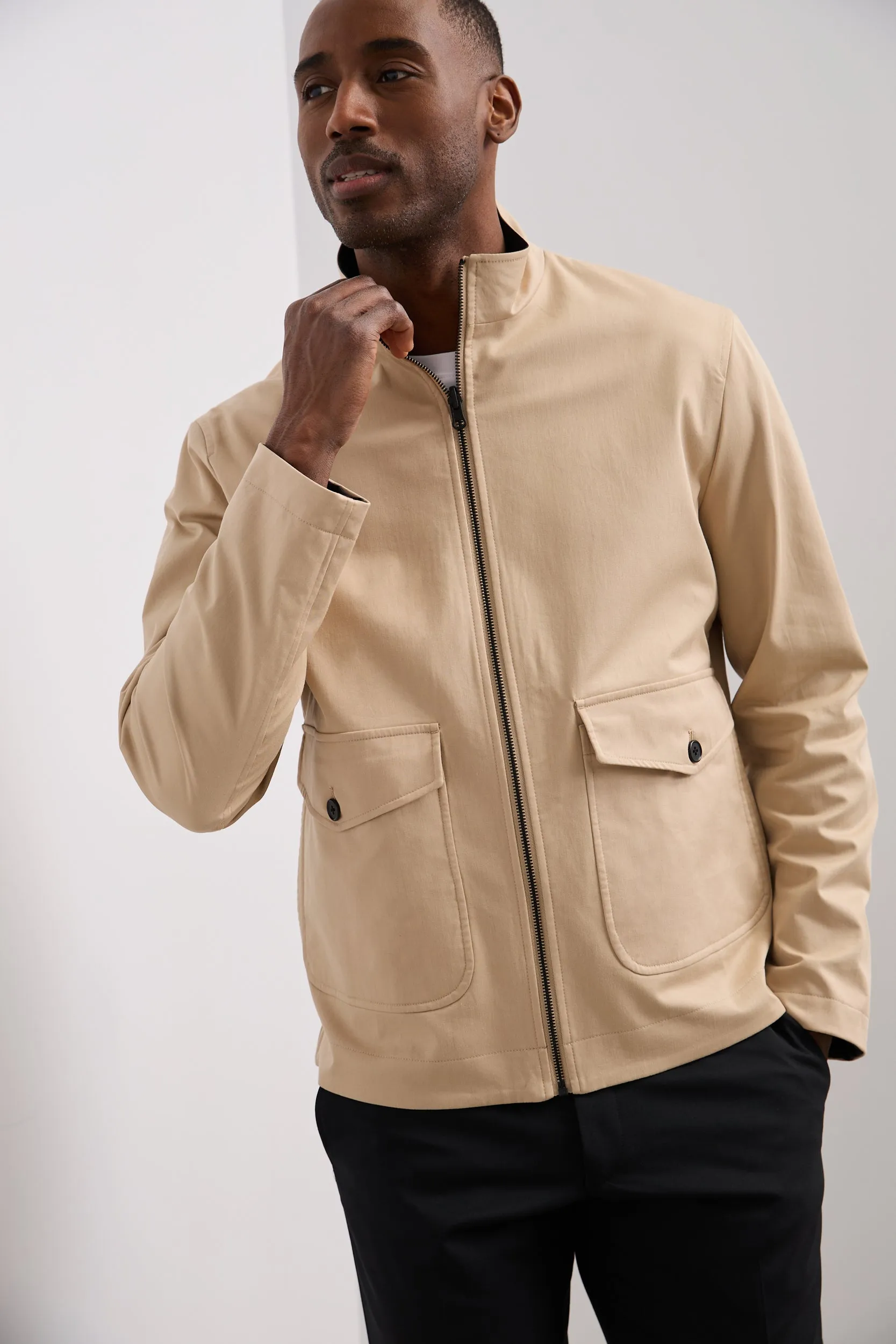 Reversible zip jacket sold by Tristan Style product image thumbnail 2