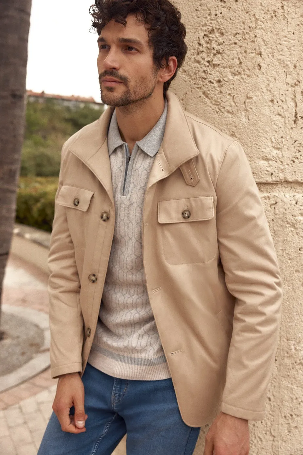 Reversible zip jacket sold by Tristan Style product image thumbnail 4