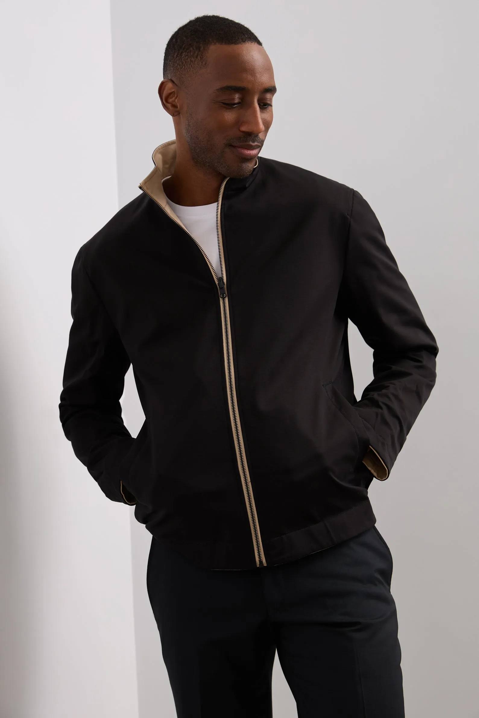 Reversible zip jacket sold by Tristan Style product image thumbnail 3