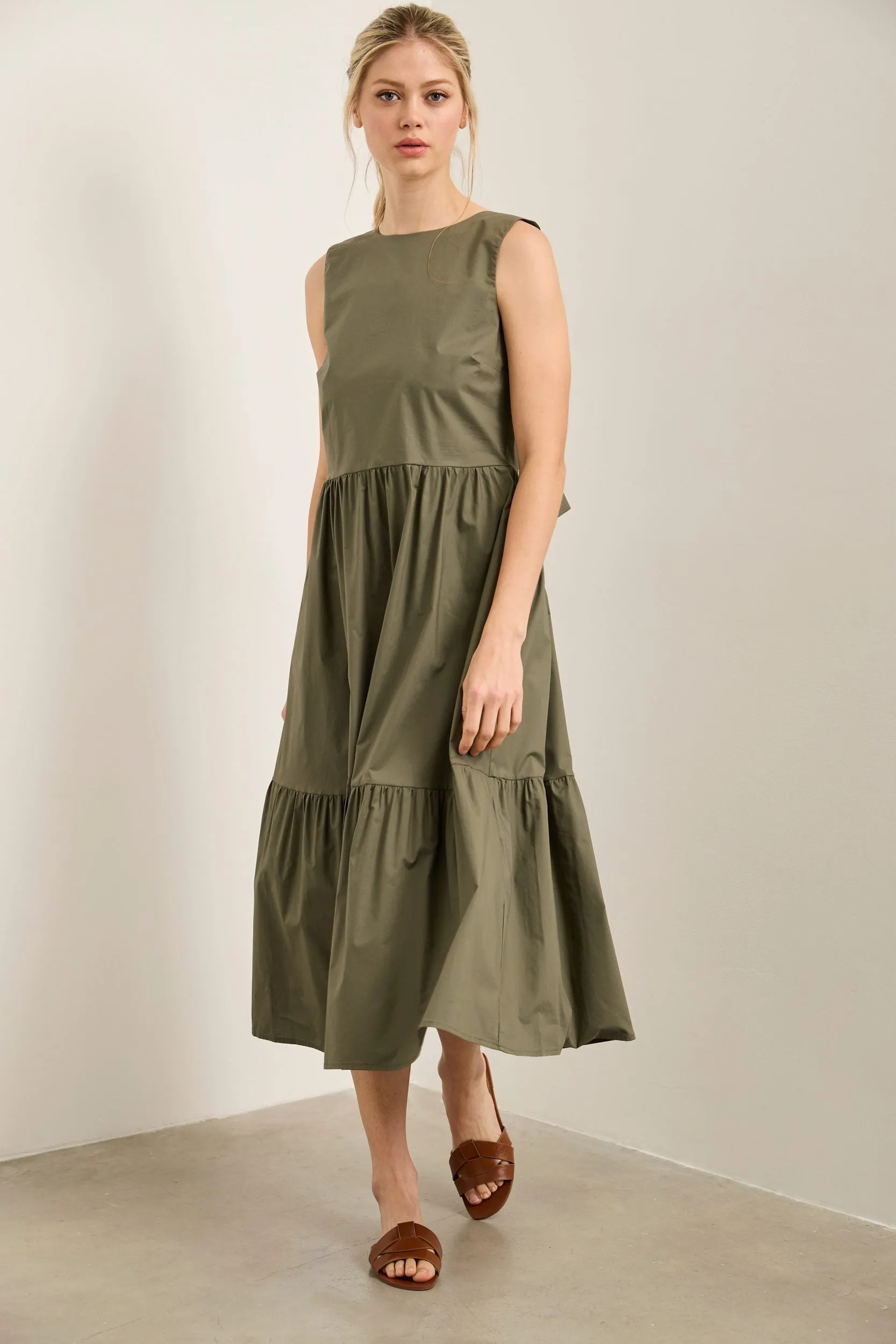 Poplin dress with open back sold by Tristan Style product image thumbnail 5
