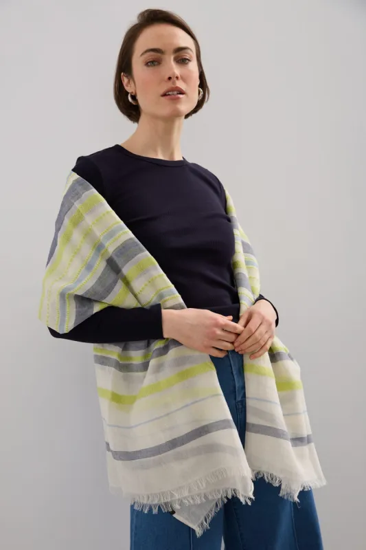 Multi stripes scarf sold by Tristan Style