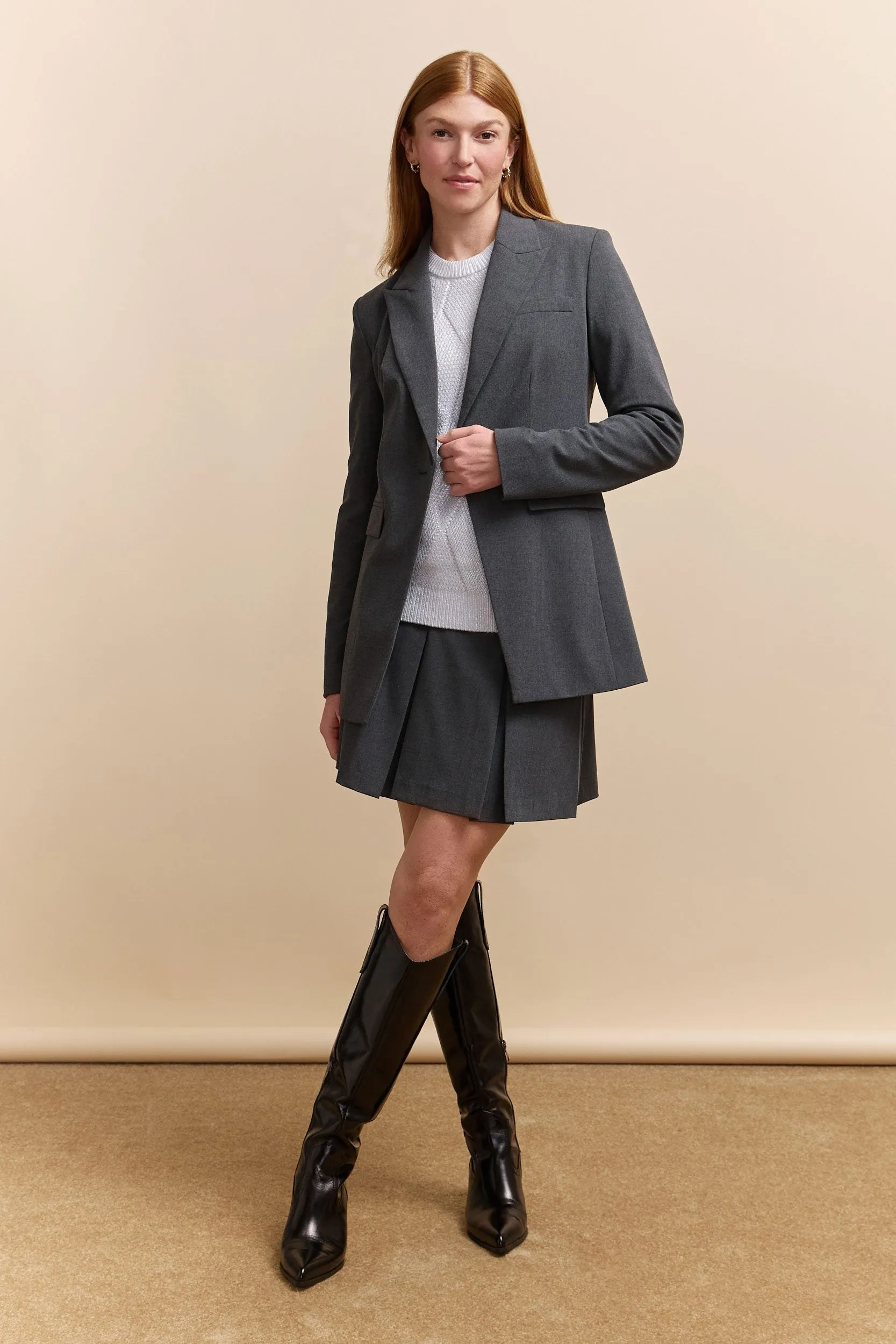 Long fitted blazer sold by Tristan Style product image thumbnail 5
