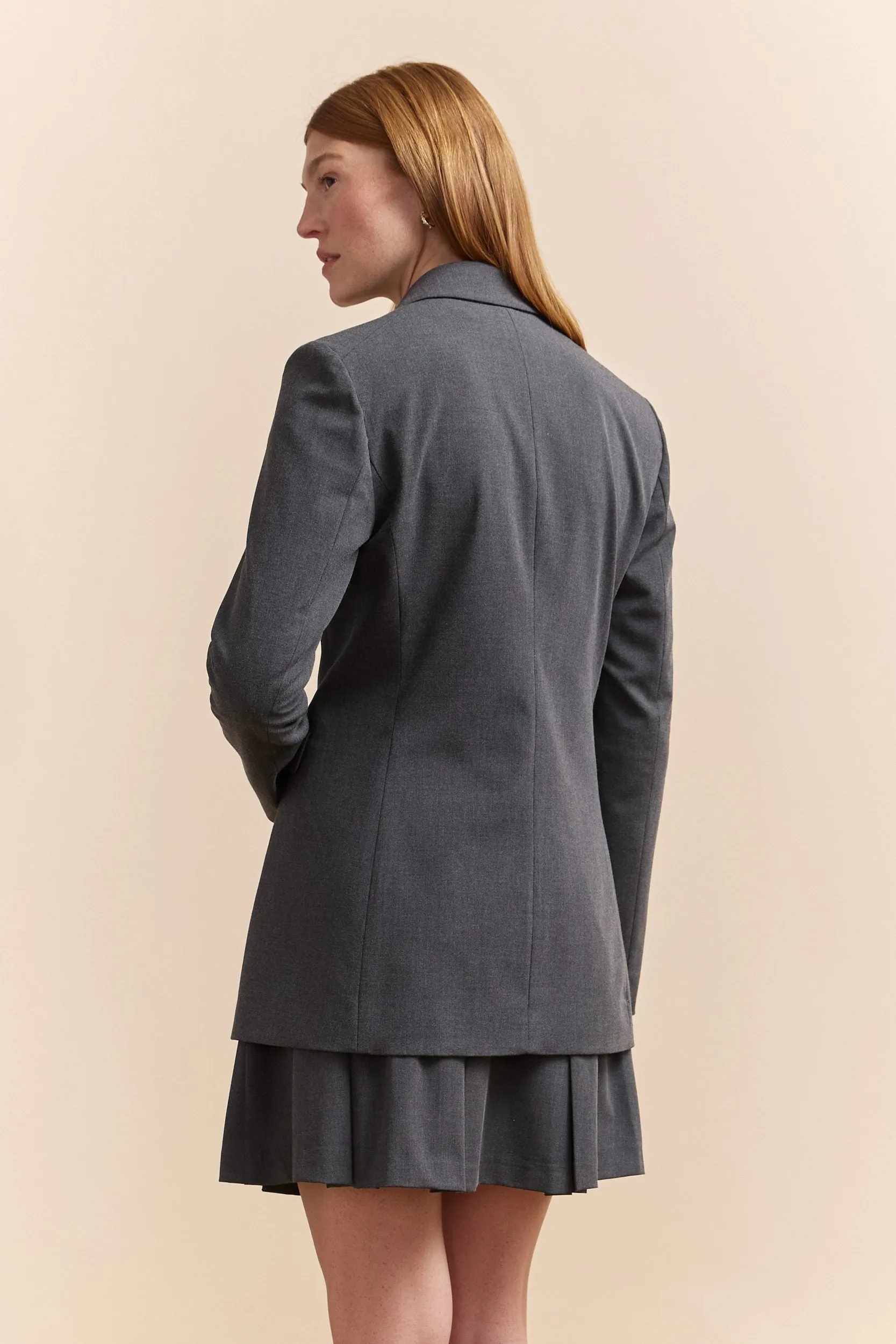 Long fitted blazer sold by Tristan Style product image thumbnail 2