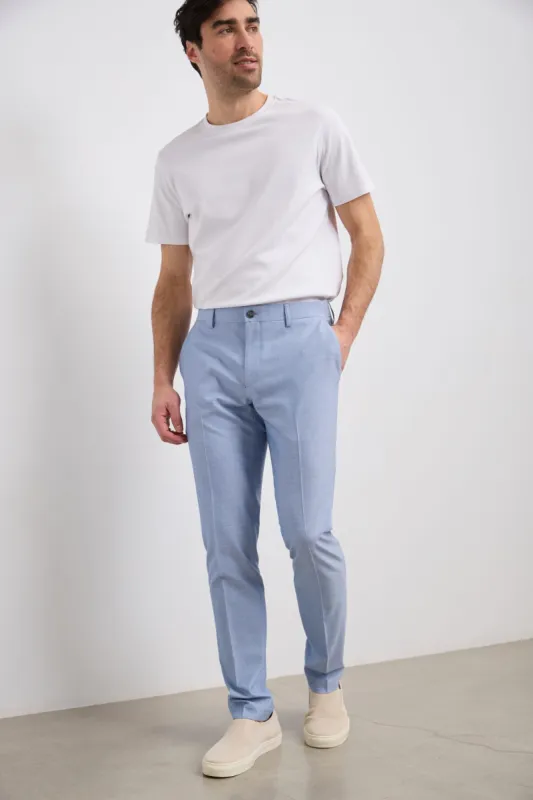 Two tone slim fit pants sold by Tristan Style