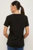 Regular fit v-neck t-shirt wit sold by Tristan Style