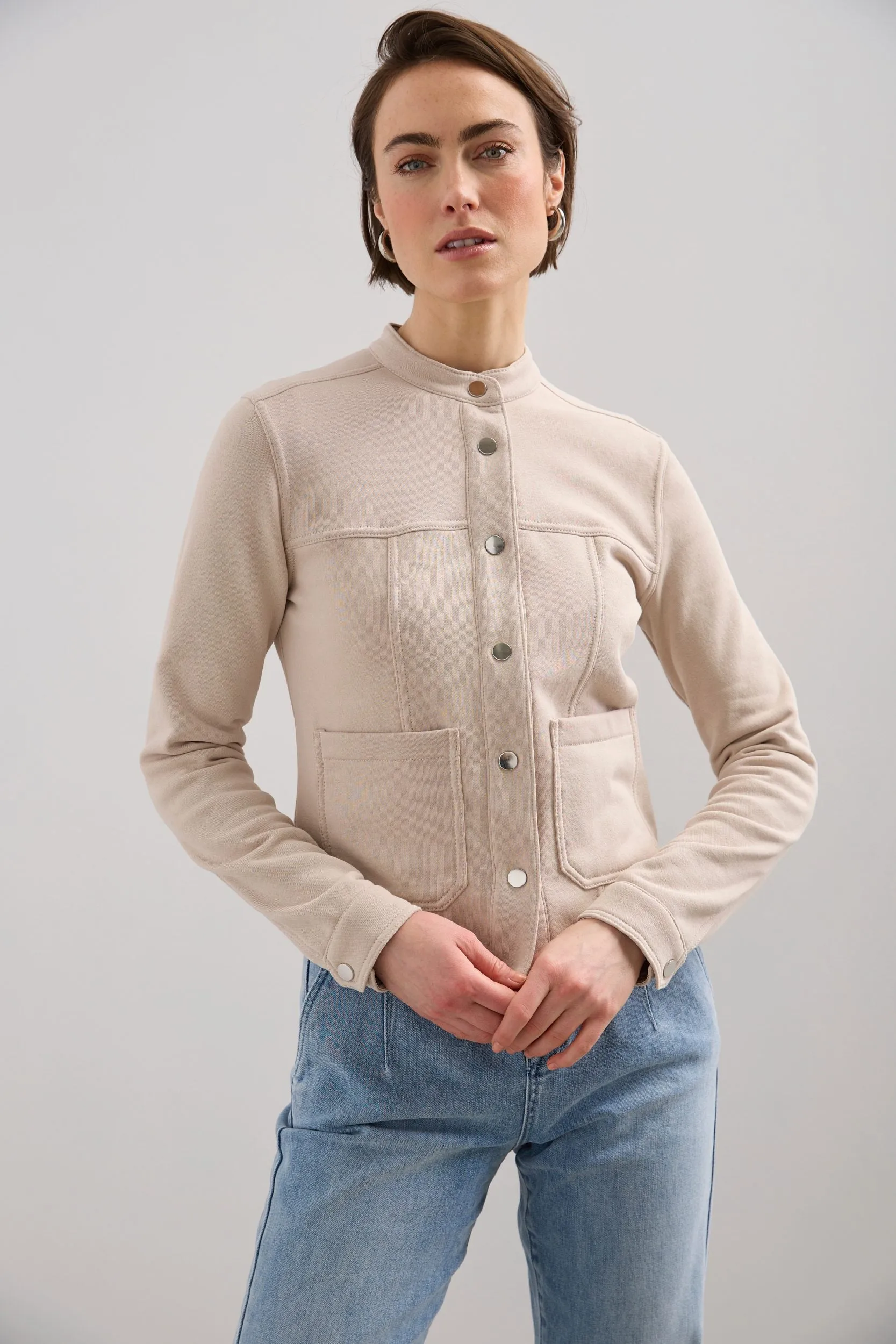 Casual Fleece Jacket sold by Tristan Style product image thumbnail 2