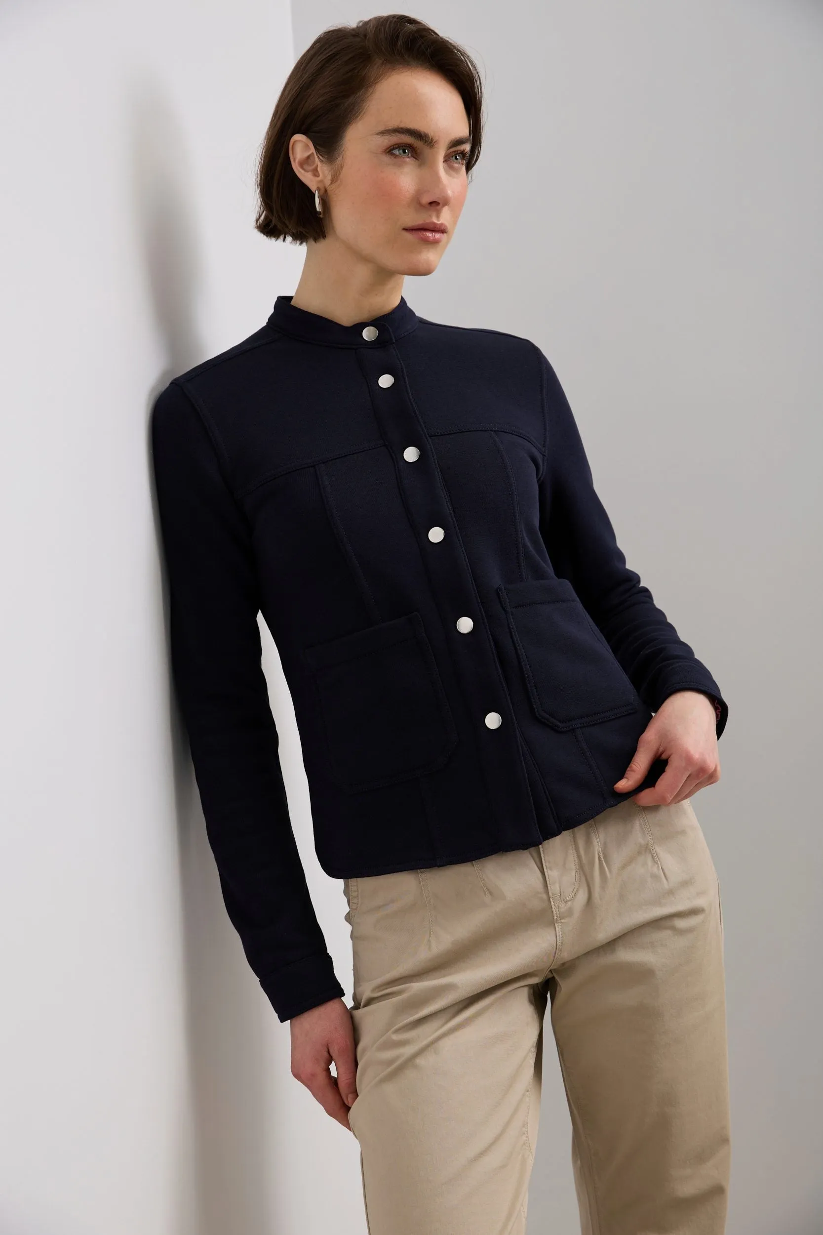 Casual Fleece Jacket sold by Tristan Style product image thumbnail 3