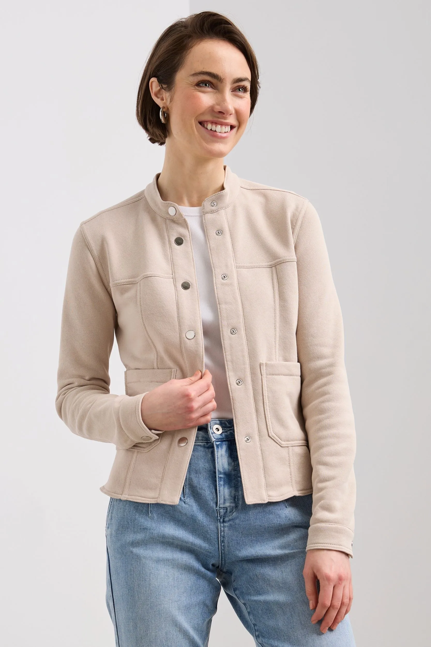 Casual Fleece Jacket sold by Tristan Style product image thumbnail 5