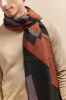 Color blocking brushed scarf sold by Tristan Style