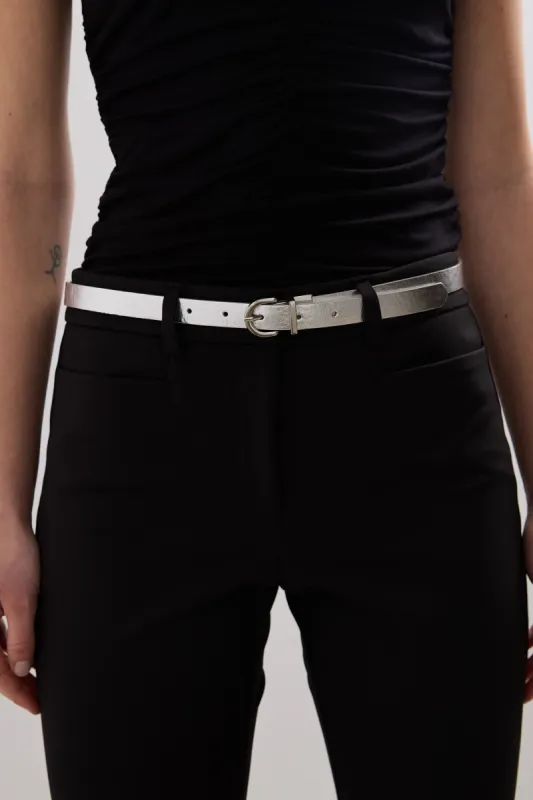 Reversible metallic belt sold by Tristan Style