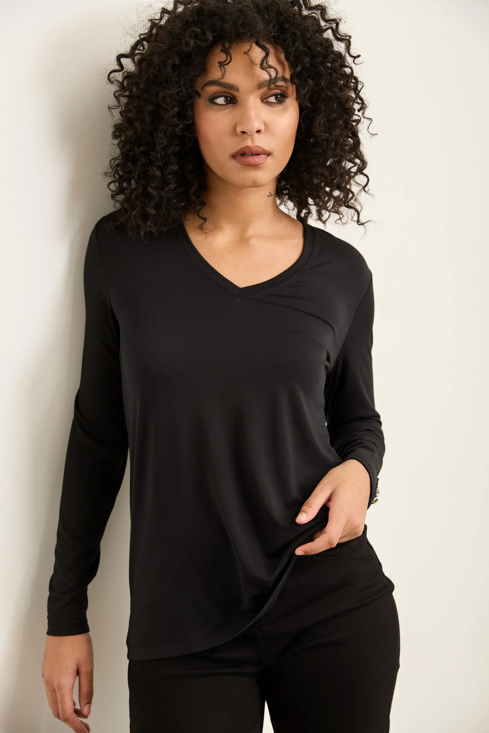 V neck top sold by Tristan Style product image thumbnail 4