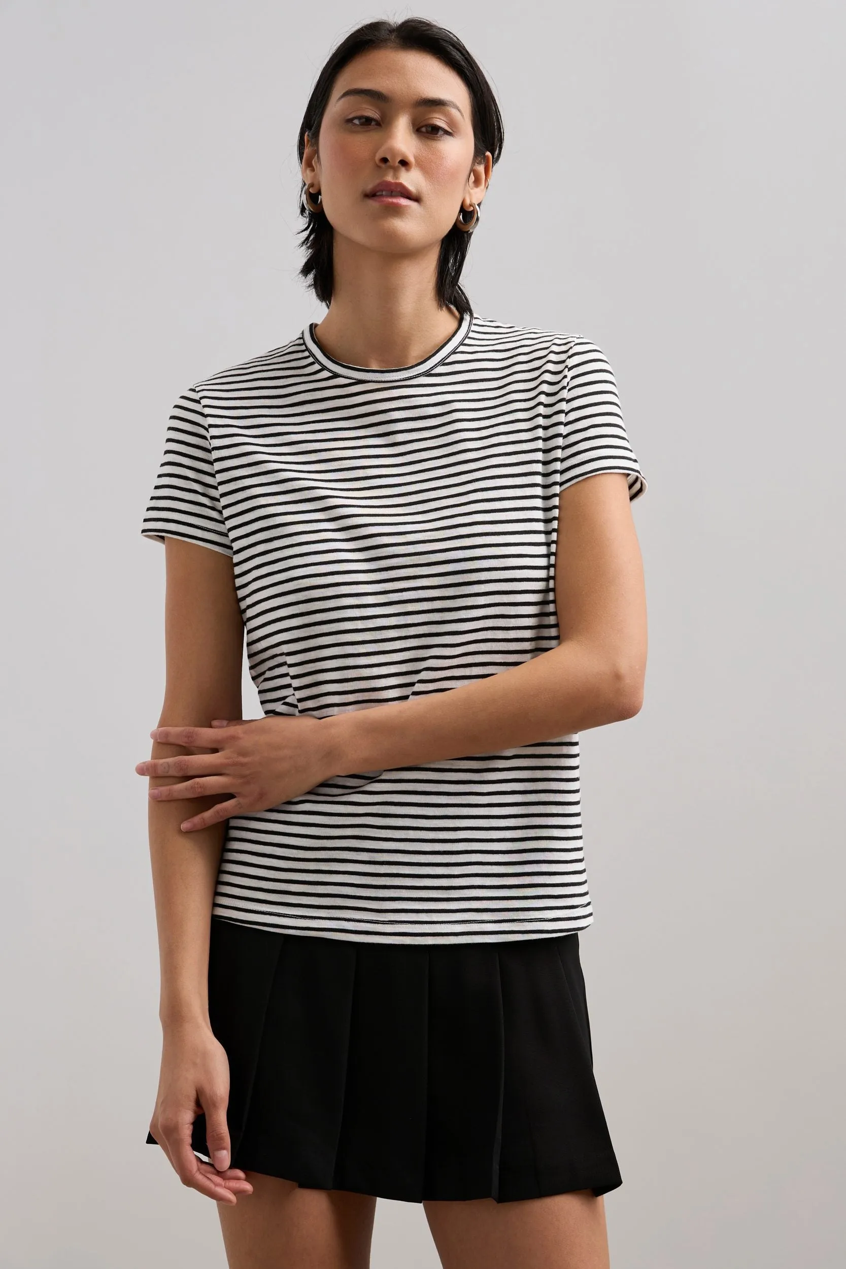 Basic crew neck T-shirt sold by Tristan Style