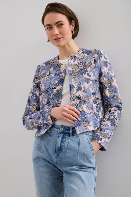 Jacquard Crop Blazer sold by Tristan Style