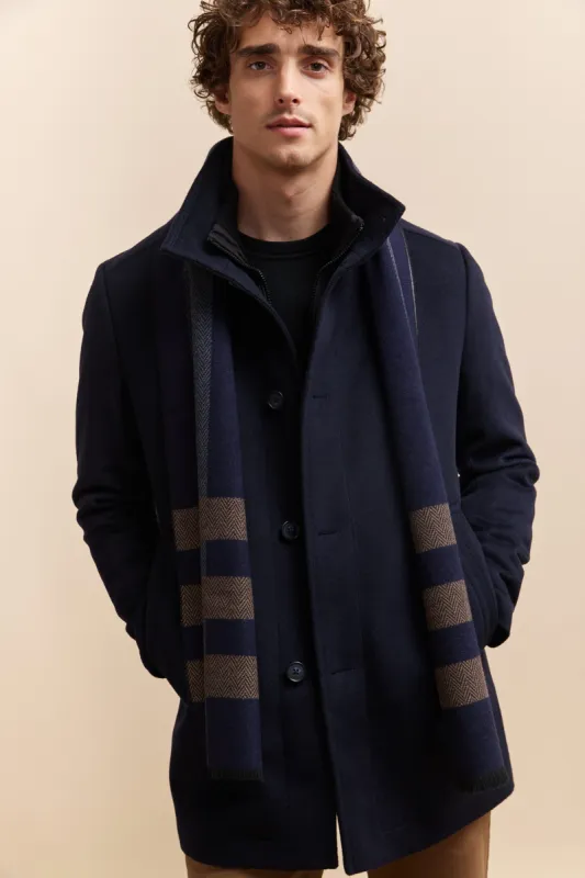 Check design brushed scarf sold by Tristan Style