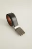 Plate buckle reversible belt sold by Tristan Style