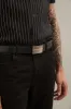 Plate buckle reversible belt sold by Tristan Style