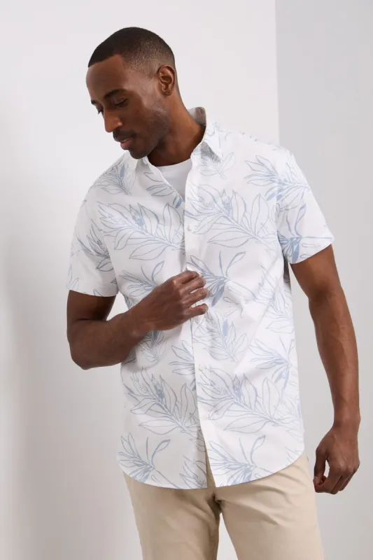 Semi-fitted printed shirt sold by Tristan Style