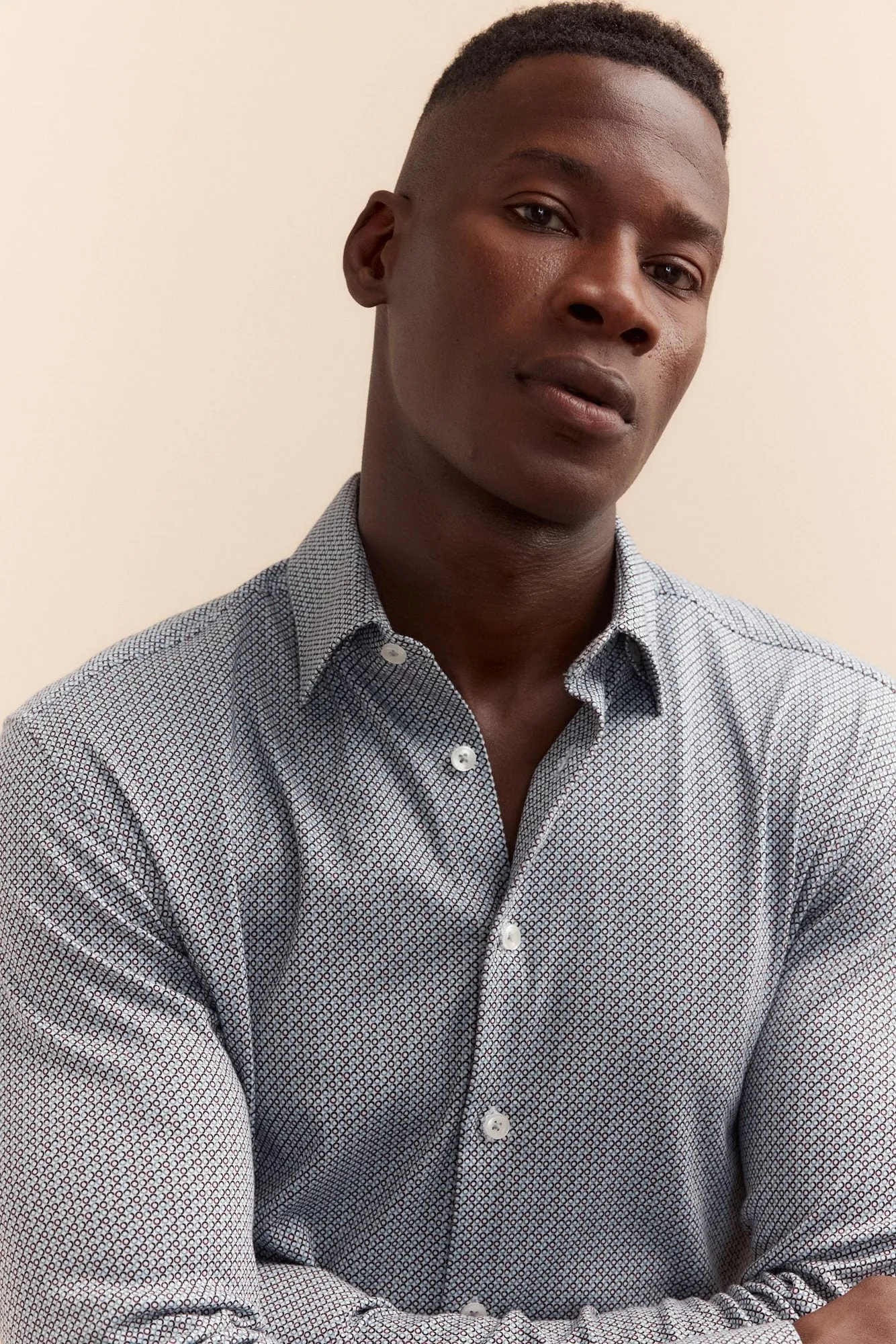 Extra-fitted jersey shirt sold by Tristan Style product image thumbnail 3