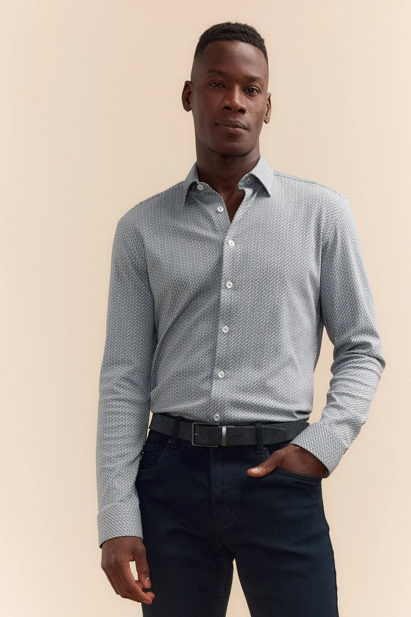 Extra-fitted jersey shirt sold by Tristan Style