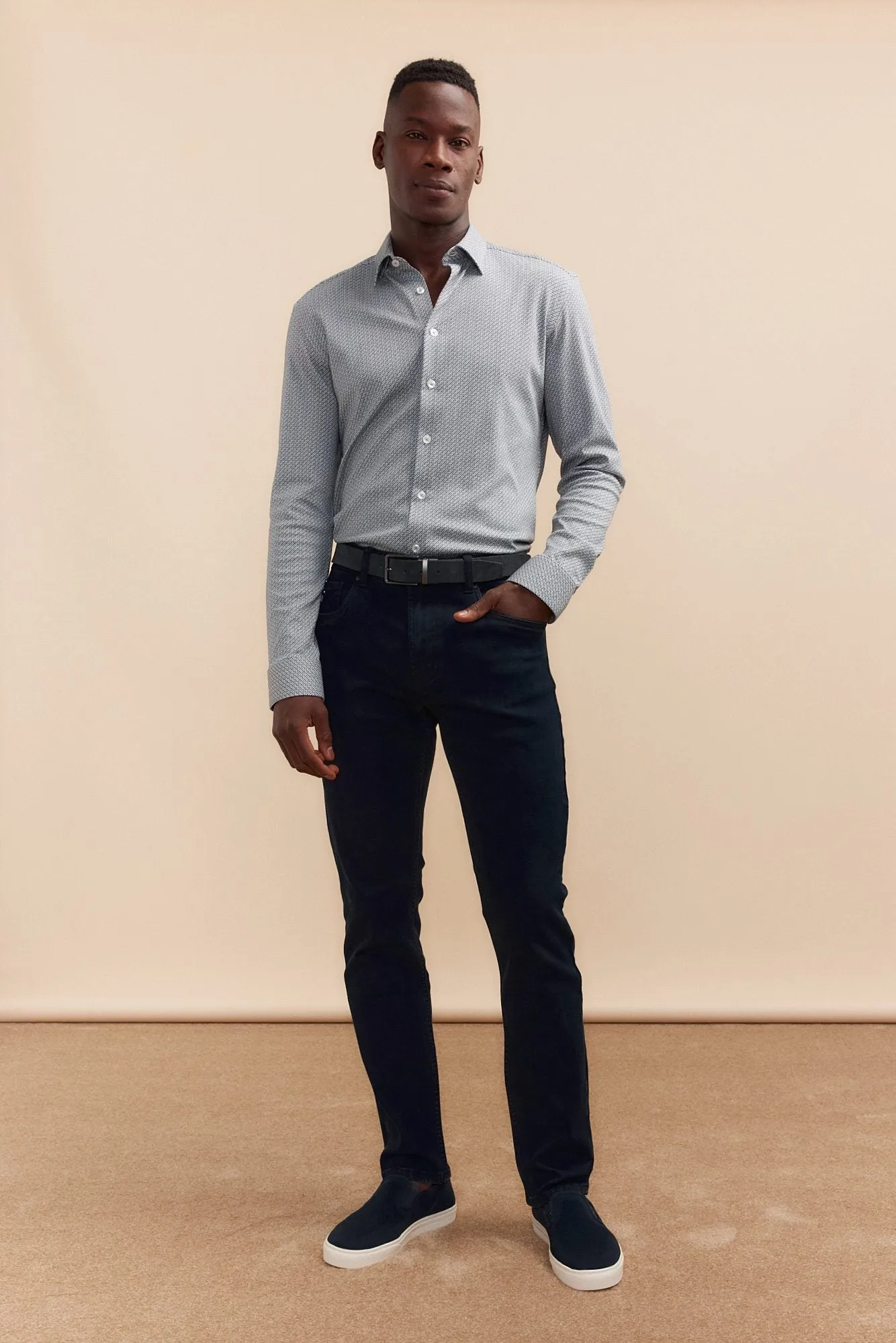 Extra-fitted jersey shirt sold by Tristan Style product image thumbnail 5