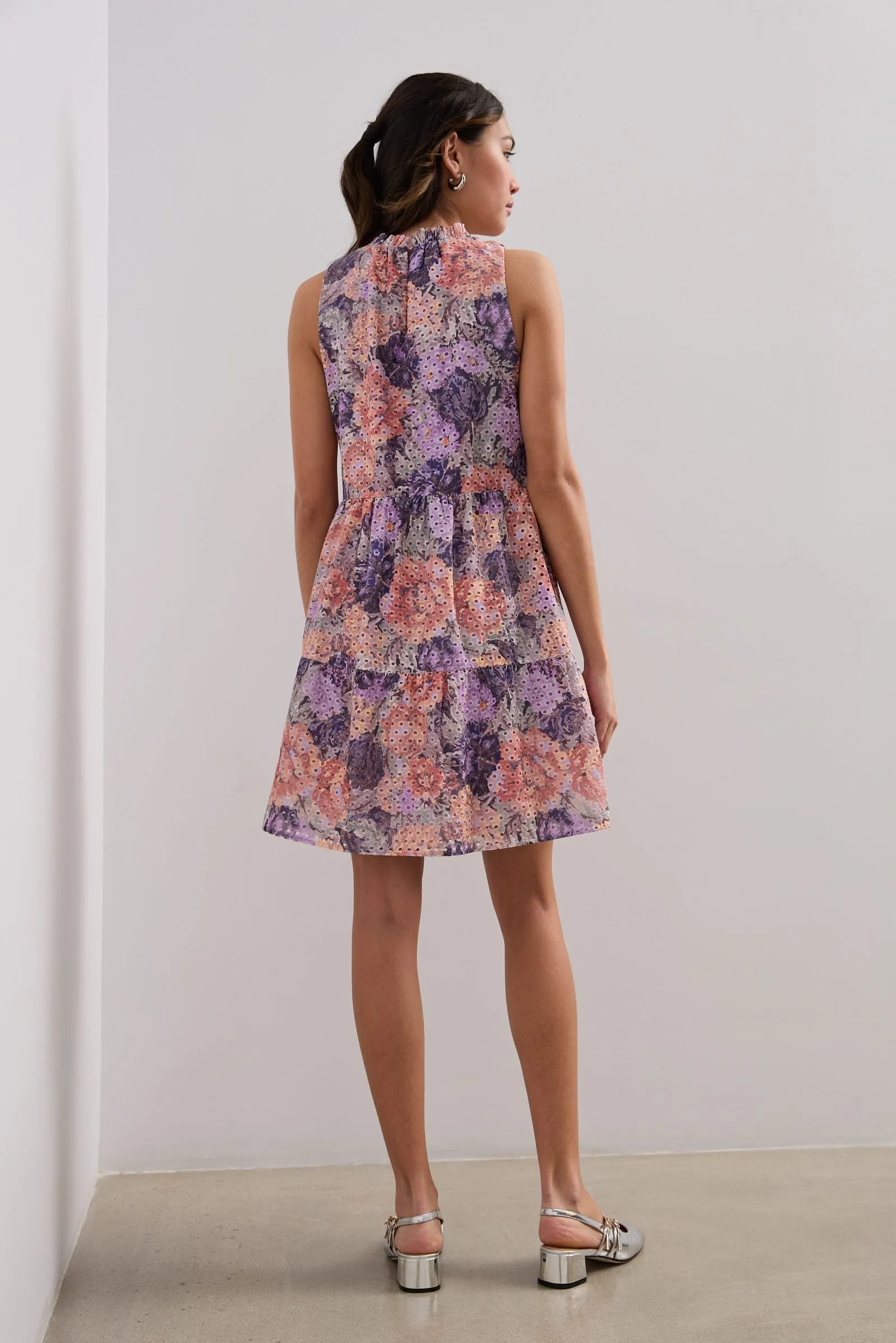 Broderie anglaise print dress sold by Tristan Style product image thumbnail 2