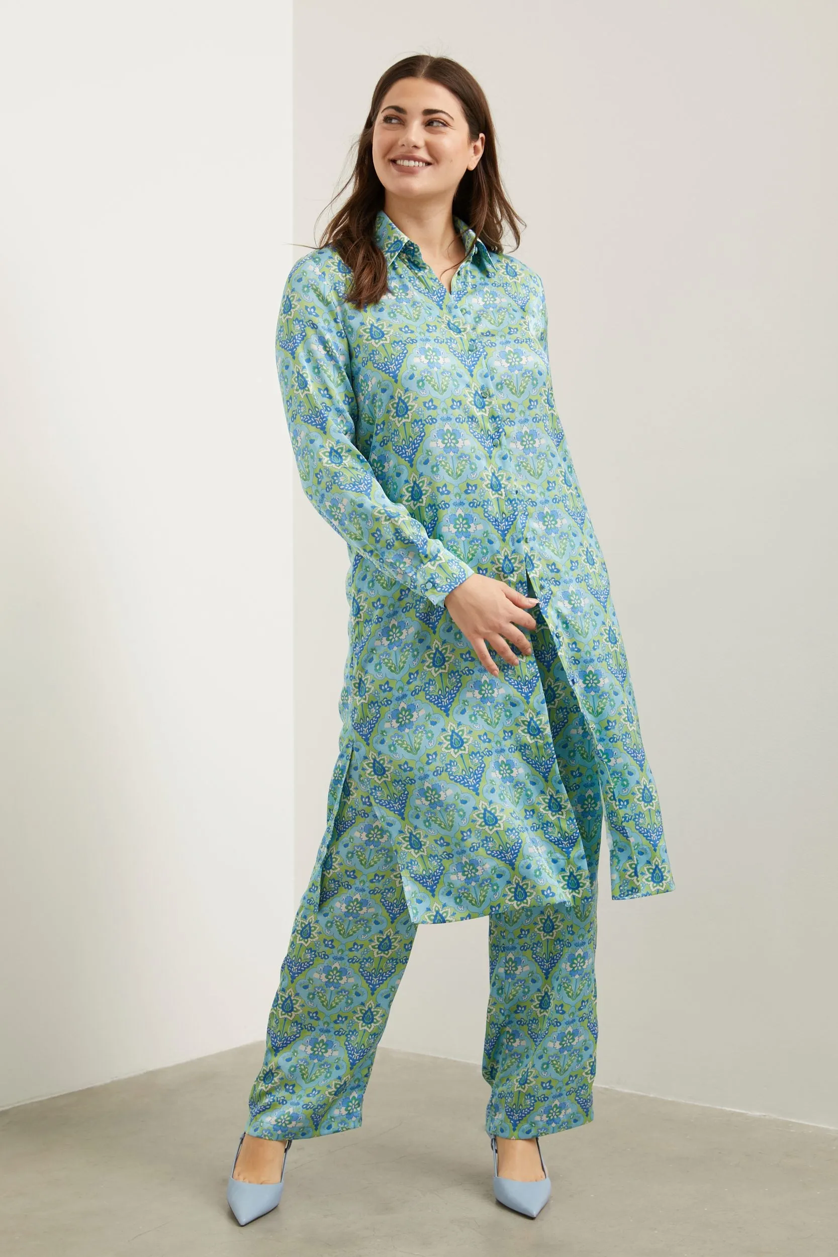 Printed pant sold by Tristan Style