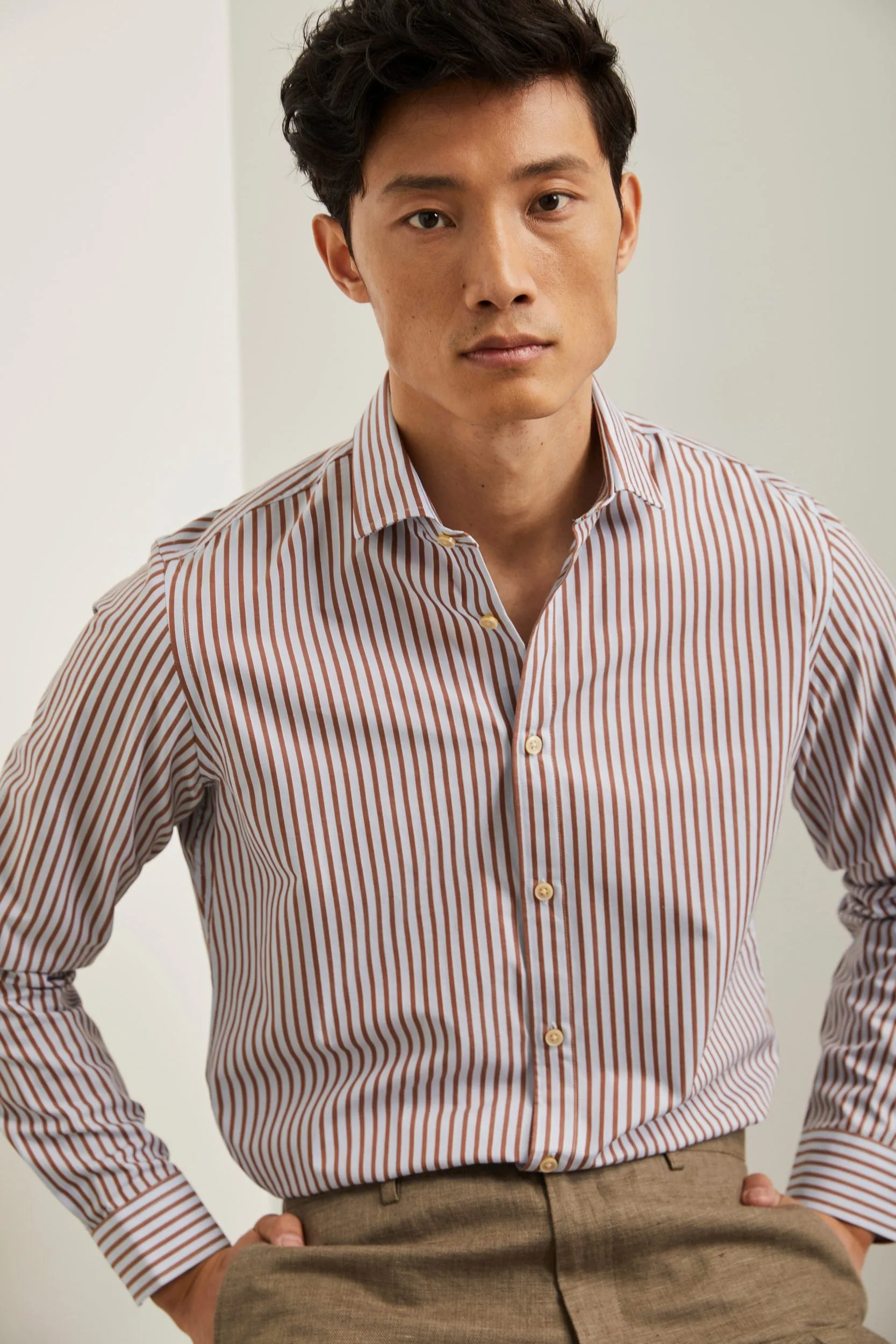 Striped Fitted shirt sold by Tristan Style