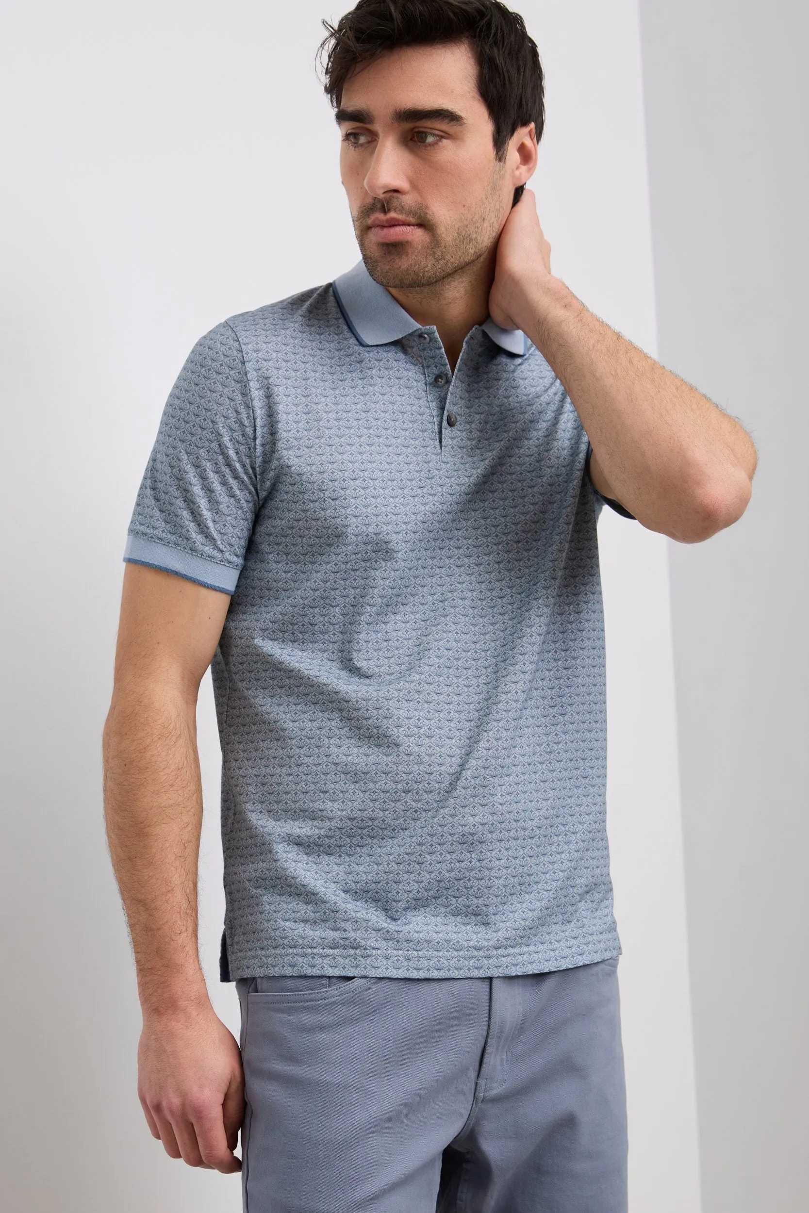 Pattern polo sold by Tristan Style product image thumbnail 3