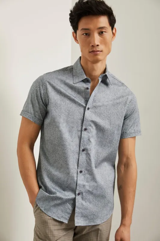 Fitted shirt with abstract print sold by Tristan Style