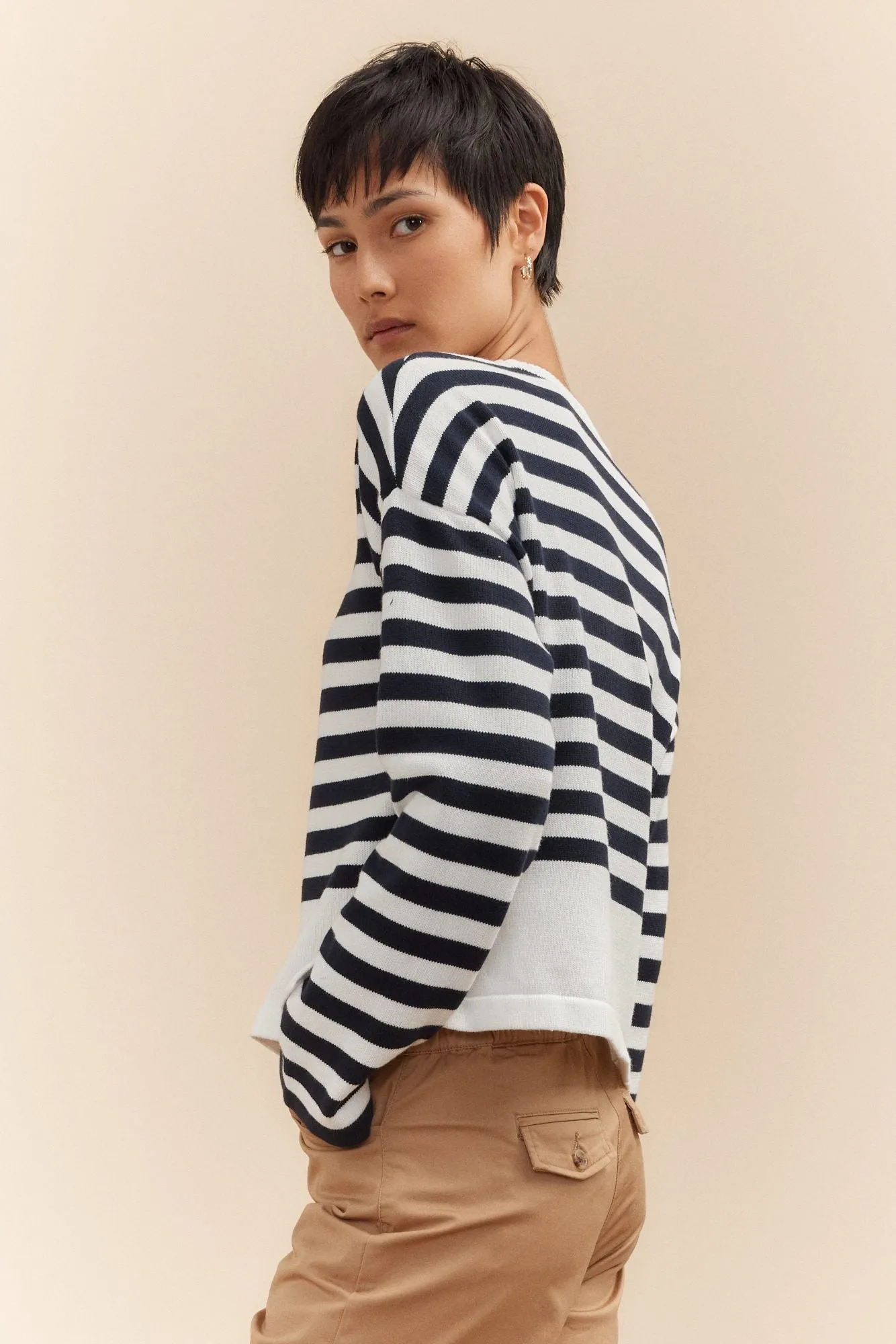 Oversized striped sweater sold by Tristan Style product image thumbnail 2