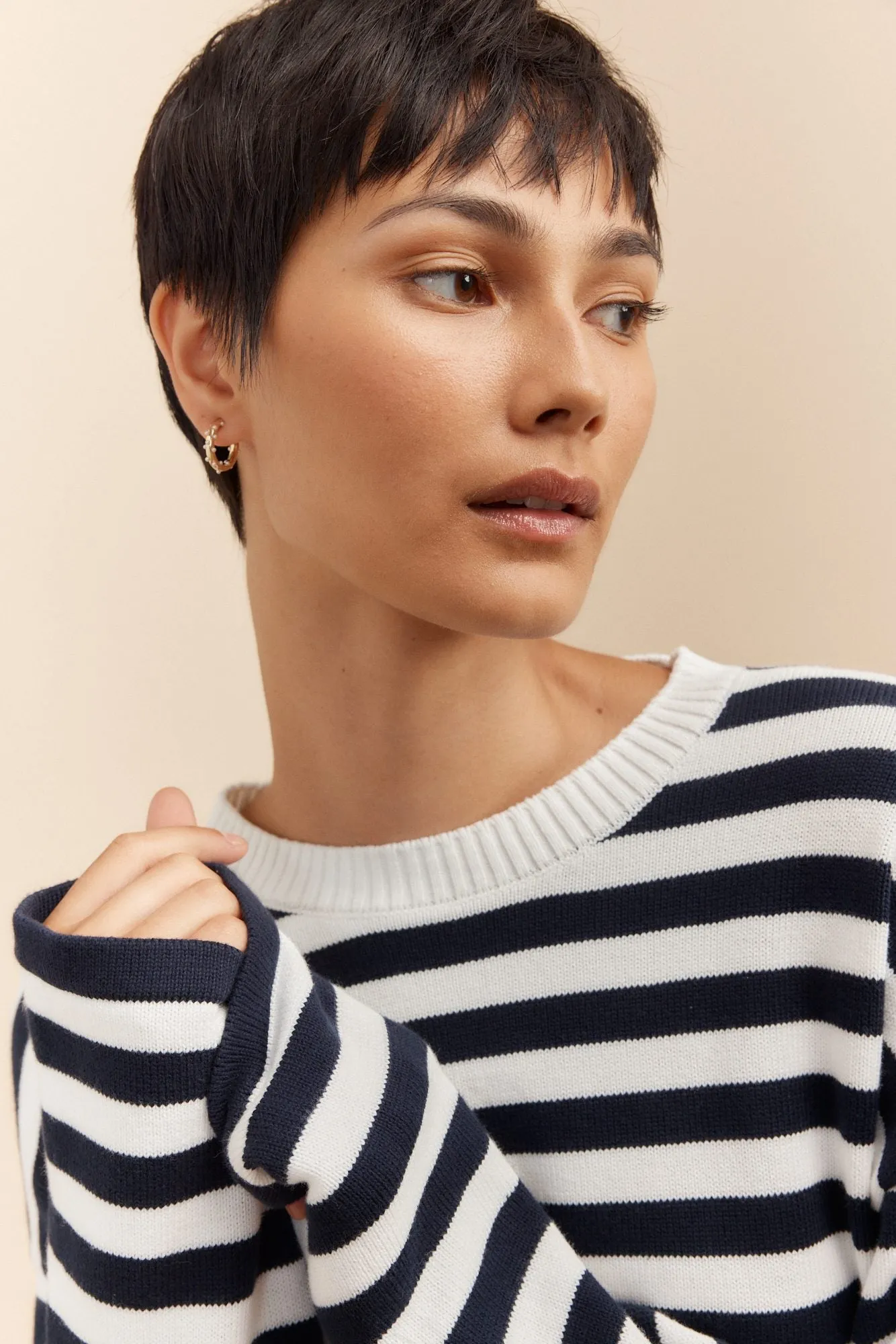 Oversized striped sweater sold by Tristan Style product image thumbnail 3