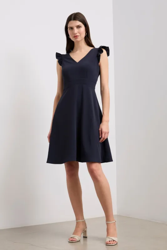 Dress with ruffle sleeves sold by Tristan Style