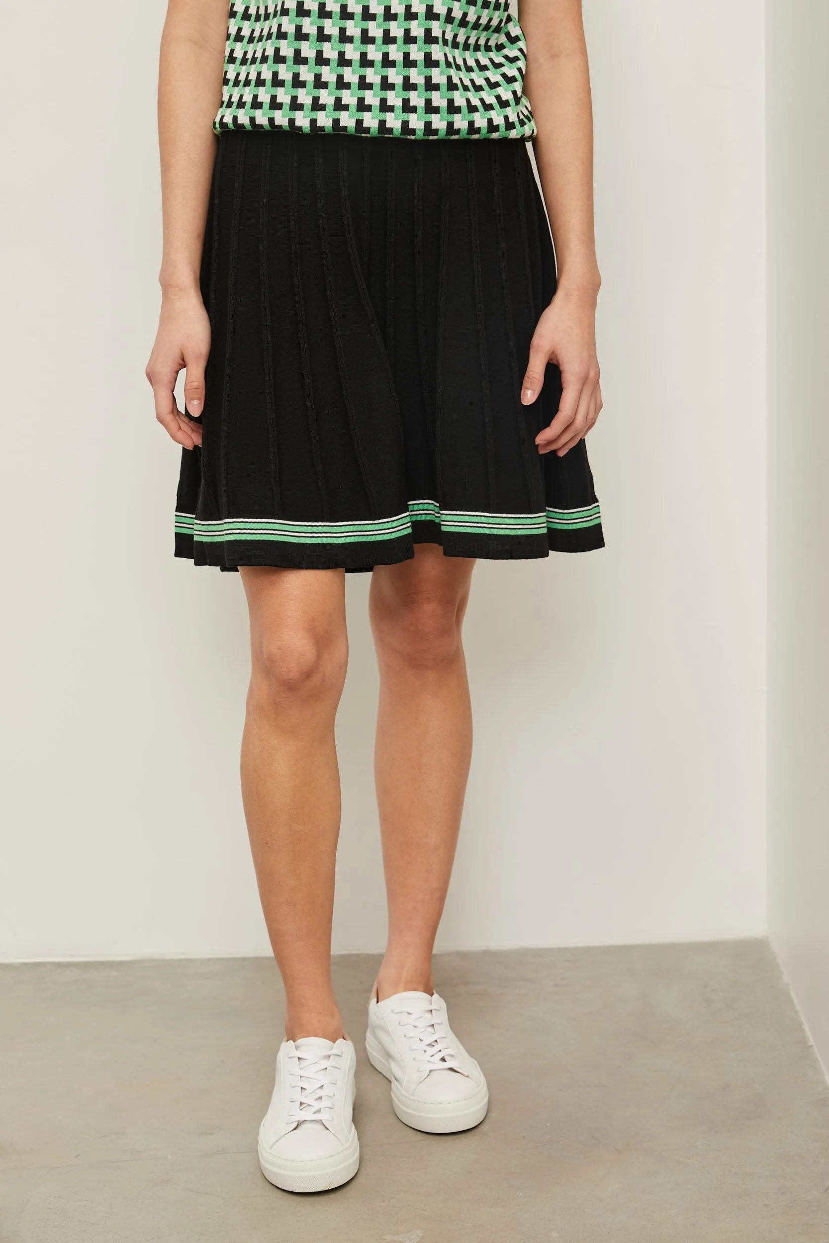 Flare knitted skirt sold by Tristan Style product image thumbnail 2