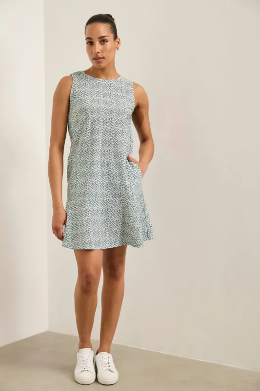 Sport Chic sleeveless dress with frill sold by Tristan Style