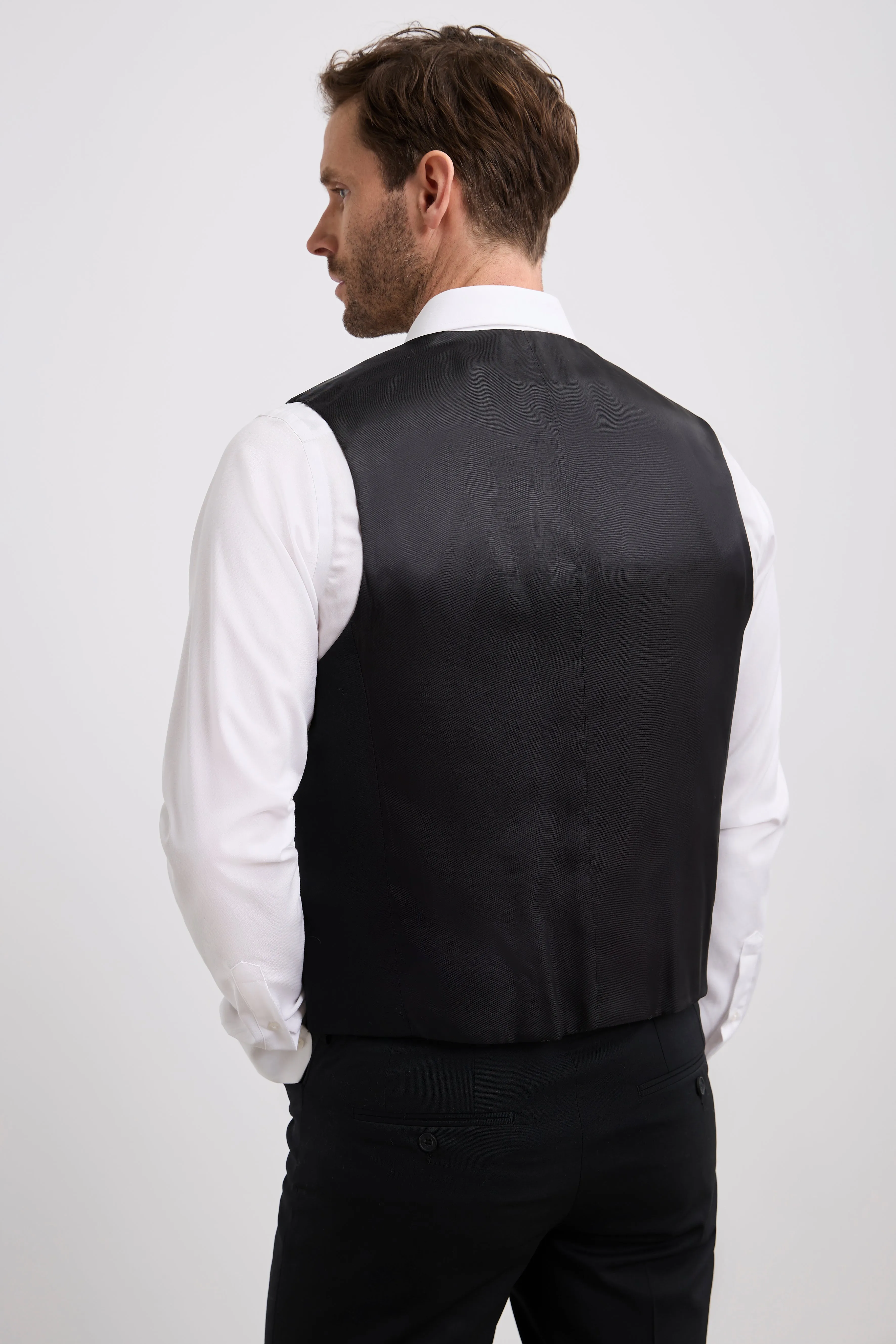 Basic fitted vest sold by Tristan Style product image thumbnail 2