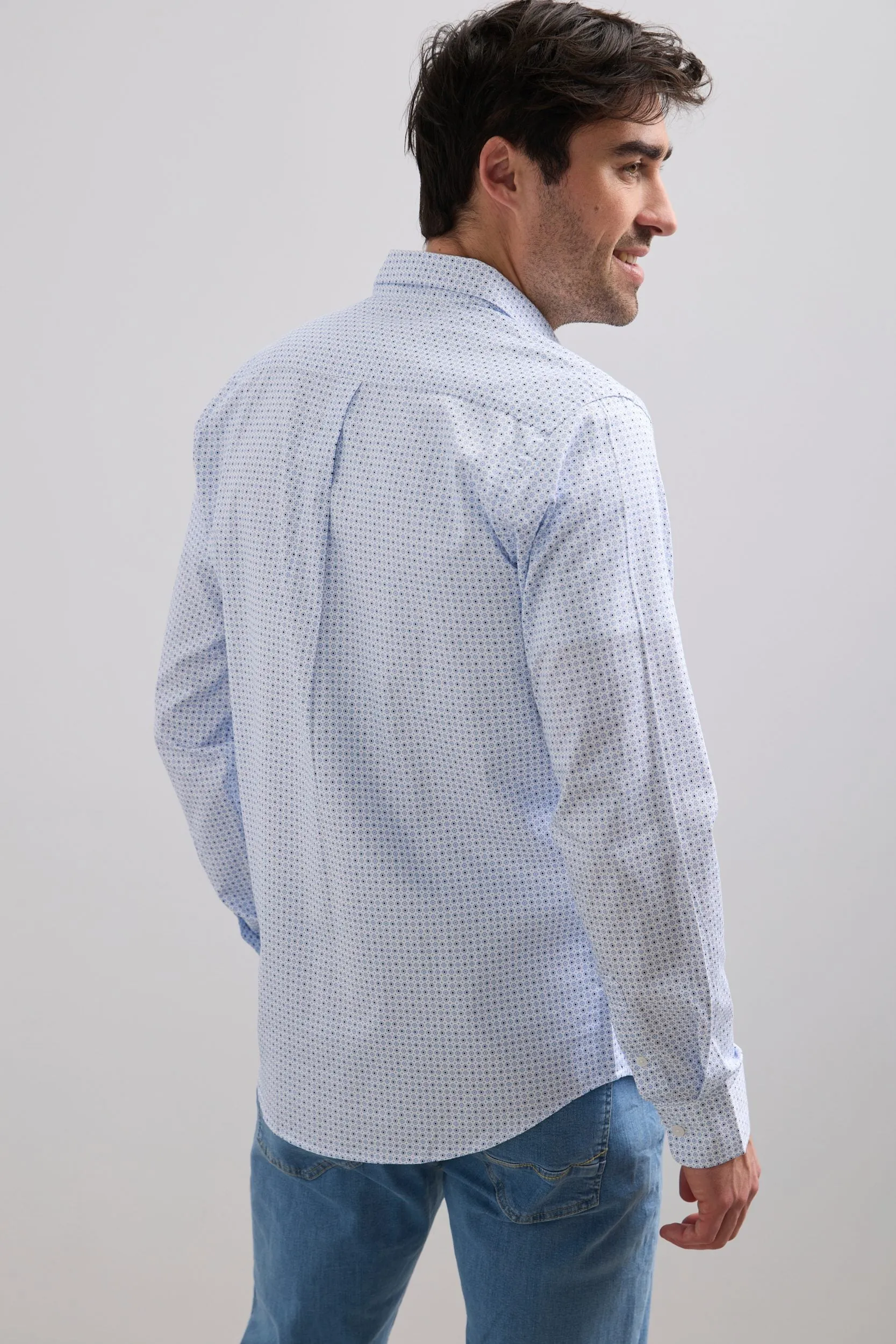 Printed fitted shirt sold by Tristan Style product image thumbnail 2