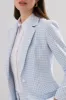 Fitted gingham blazer sold by Tristan Style