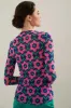 Floral printed micro mesh top sold by Tristan Style