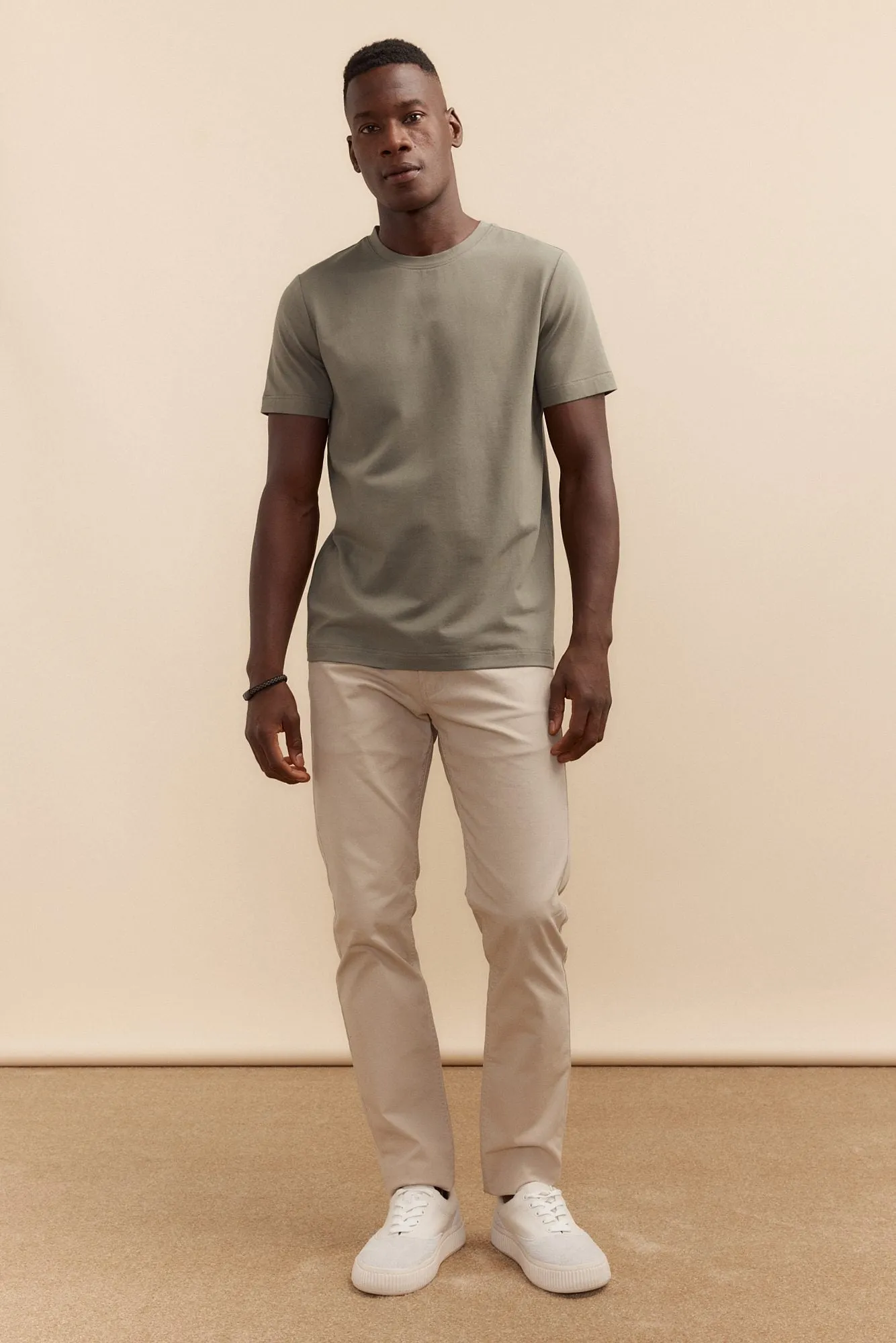 Basic crew neck t-shirt sold by Tristan Style product image thumbnail 3