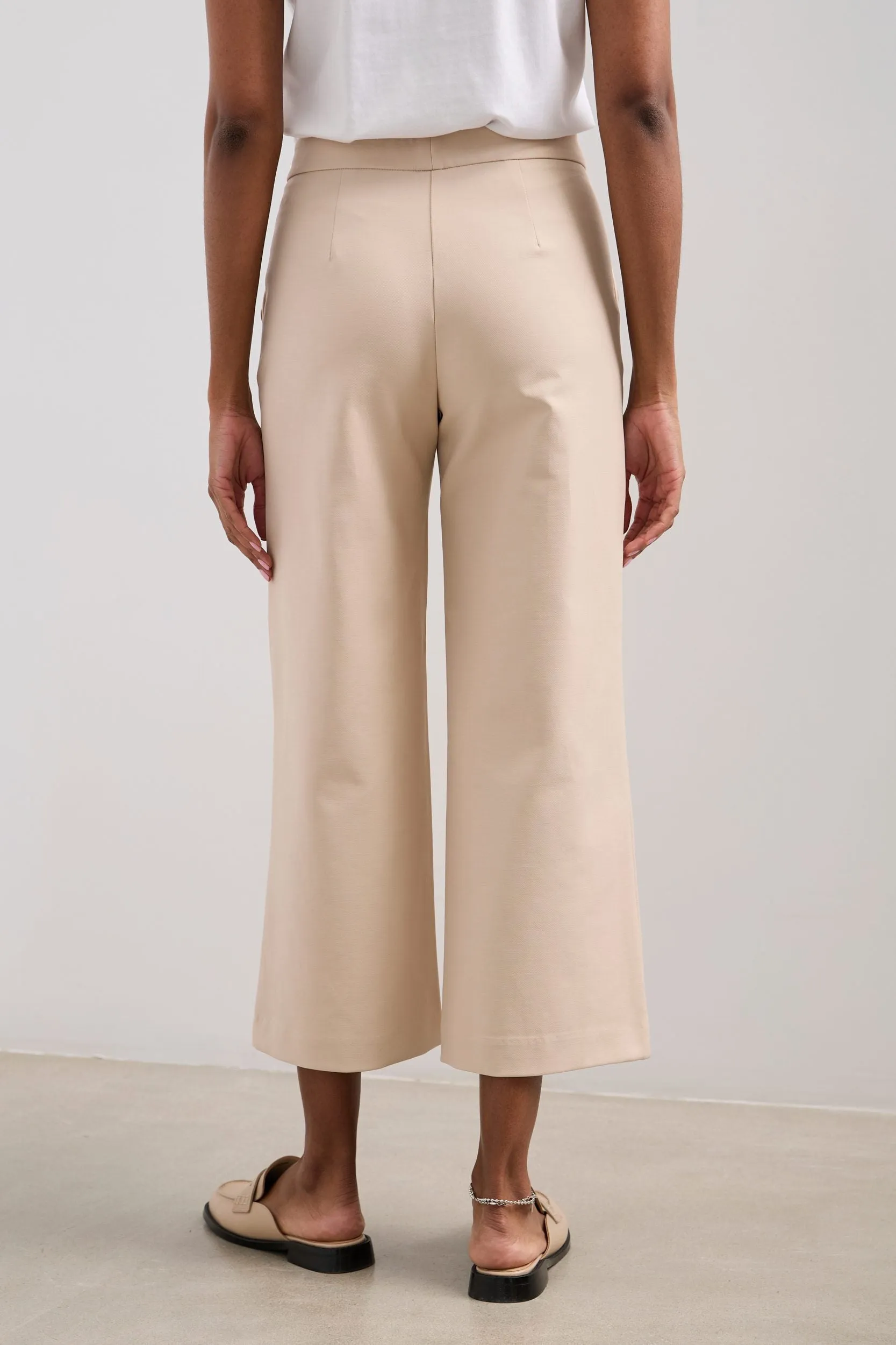 High-waisted cropped pants sold by Tristan Style product image thumbnail 3