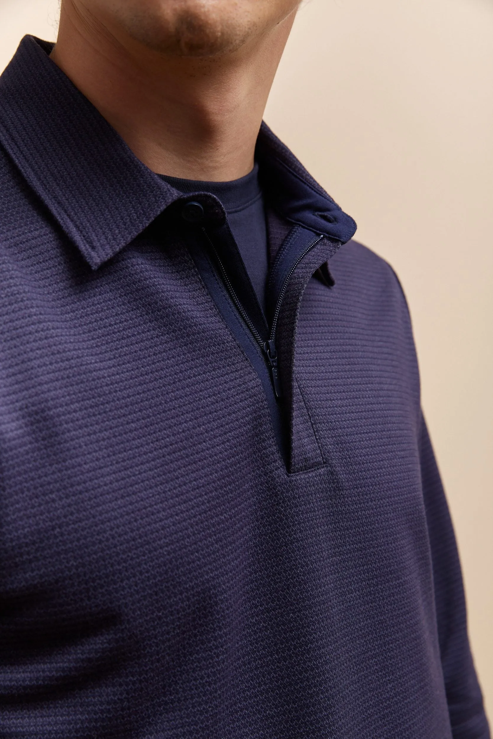 Polo with zip sold by Tristan Style product image thumbnail 4