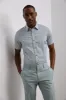 Short sleeve fitted shirt with pattern sold by Tristan Style