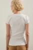 Crew neck ribbed t-shirt sold by Tristan Style