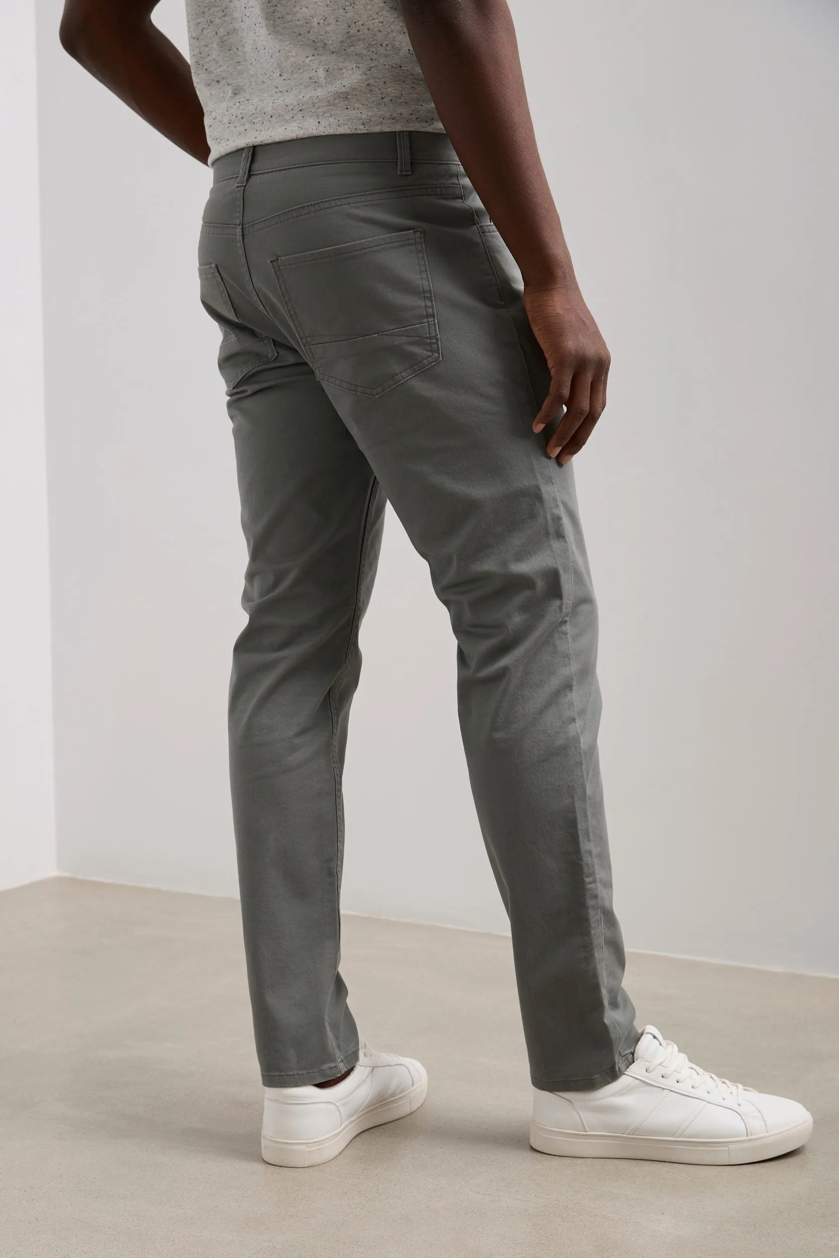 Slim fit five pocket pants sold by Tristan Style product image thumbnail 4