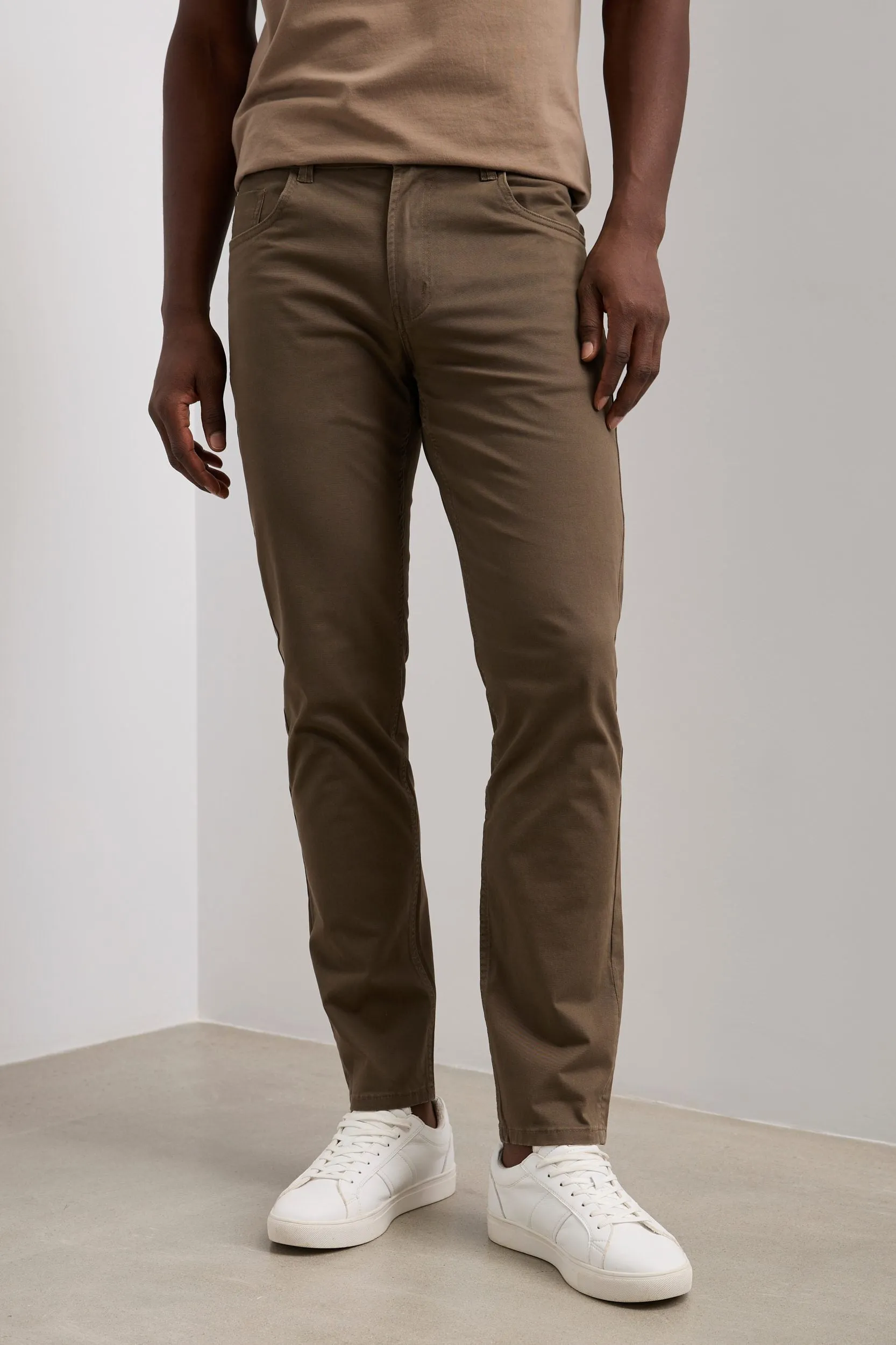 Slim fit five pocket pants sold by Tristan Style product image thumbnail 5