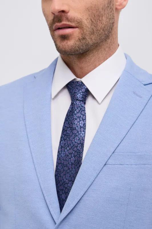 Floral pattern silk tie sold by Tristan Style