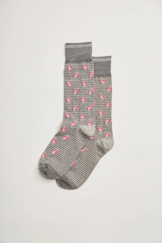 Flamingo socks sold by Tristan Style