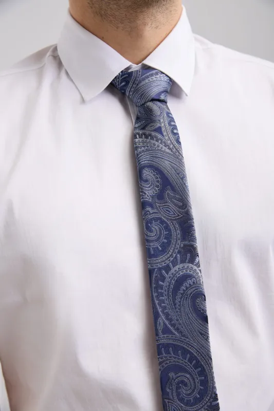 Paisley pattern silk tie sold by Tristan Style