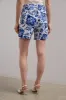 Print linen short sold by Tristan Style