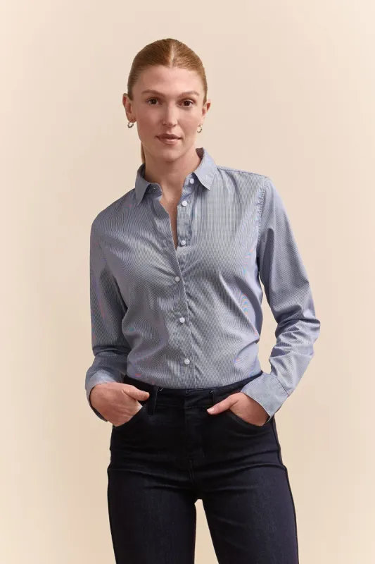 Shirt with gathering at back sold by Tristan Style